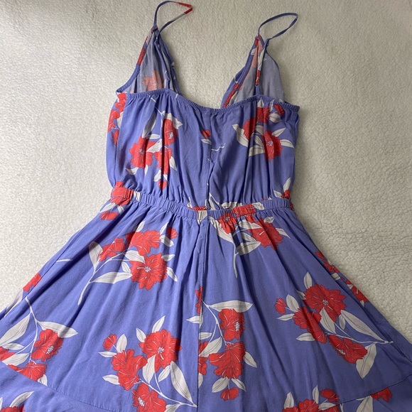 Express Purple Floral Dress - Picture 7 of 7